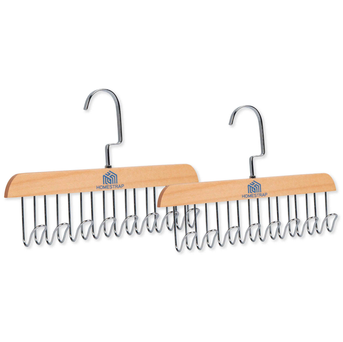 Multi Hook Hanger | Wooden Tie and Belt Hanger