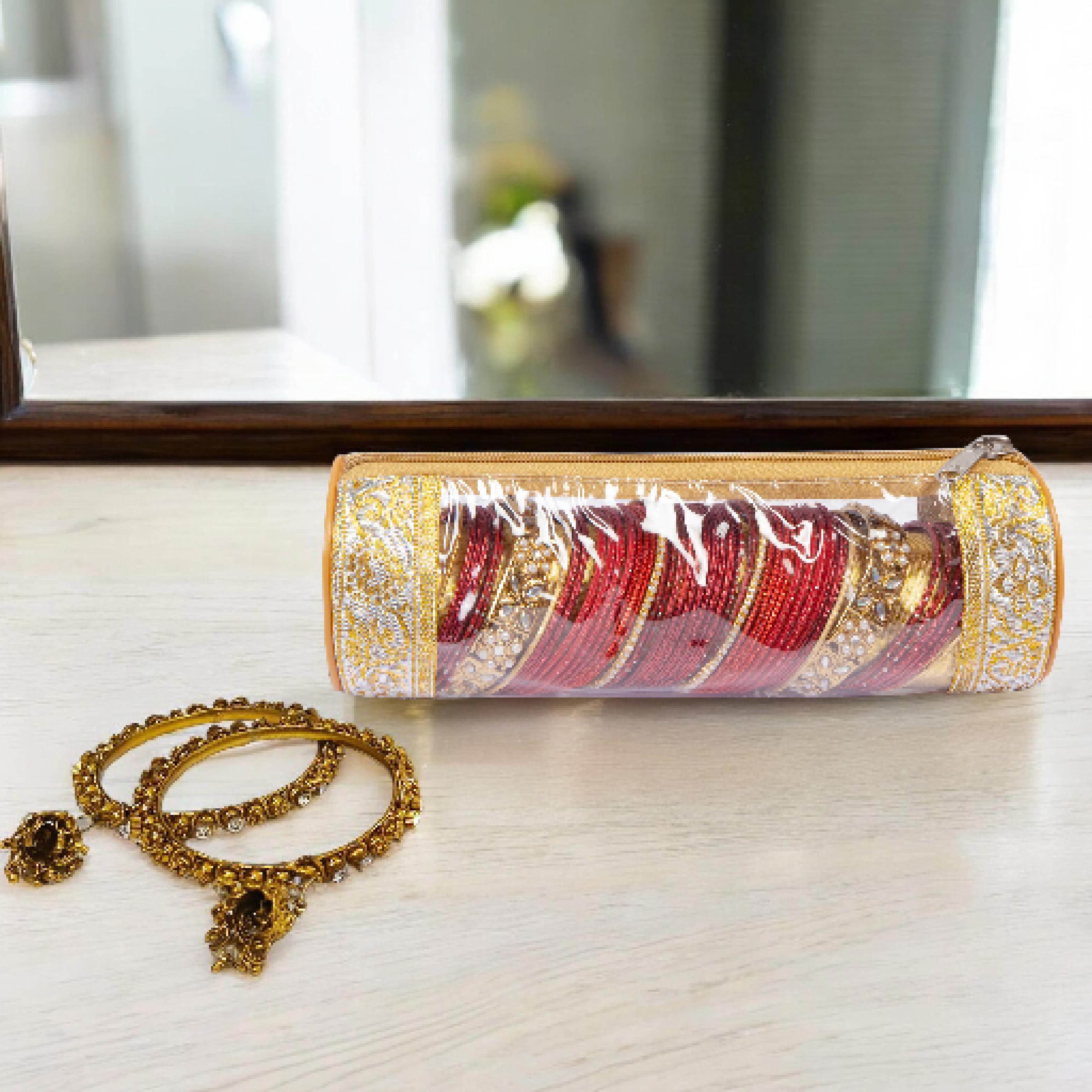 Bangle Pouch, Transparent Bangle Organizer