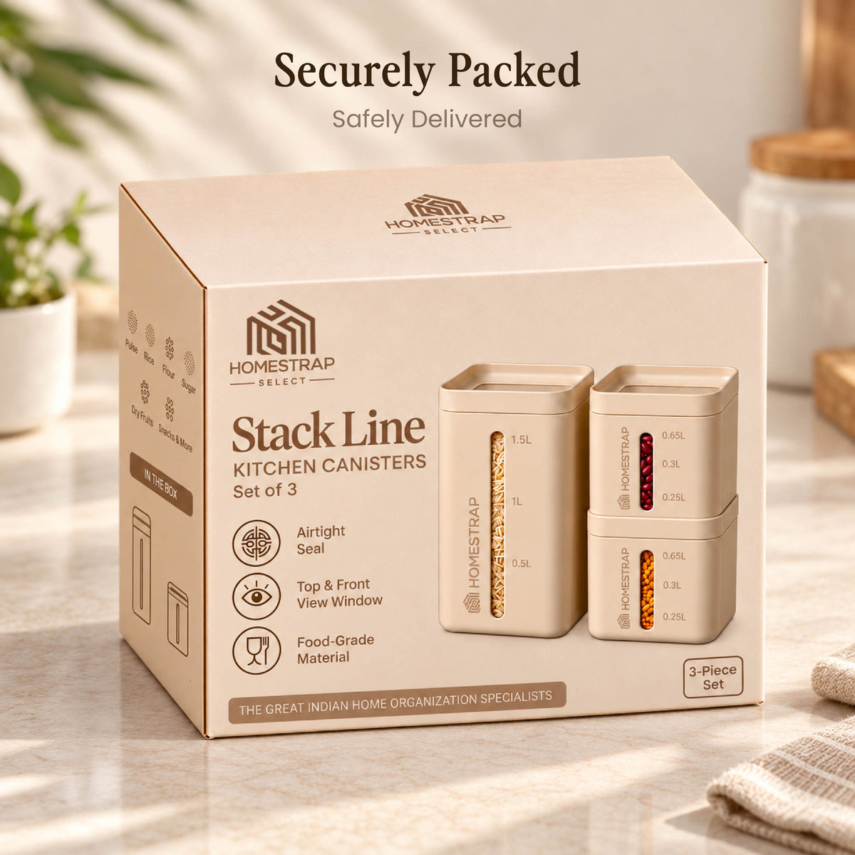 Stack Line – Airtight Canister Set of 3