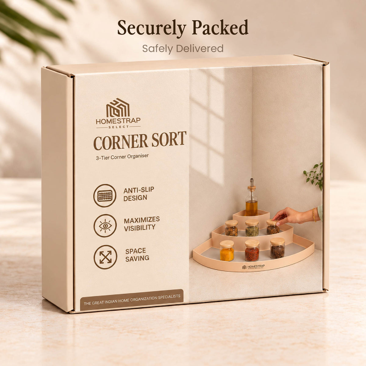 Corner Sort – 3-Tier Corner Organizer