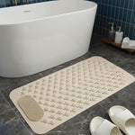 Anti-Skid Shower Mat with Suction Cups & Foot Scrubber - Homestrap