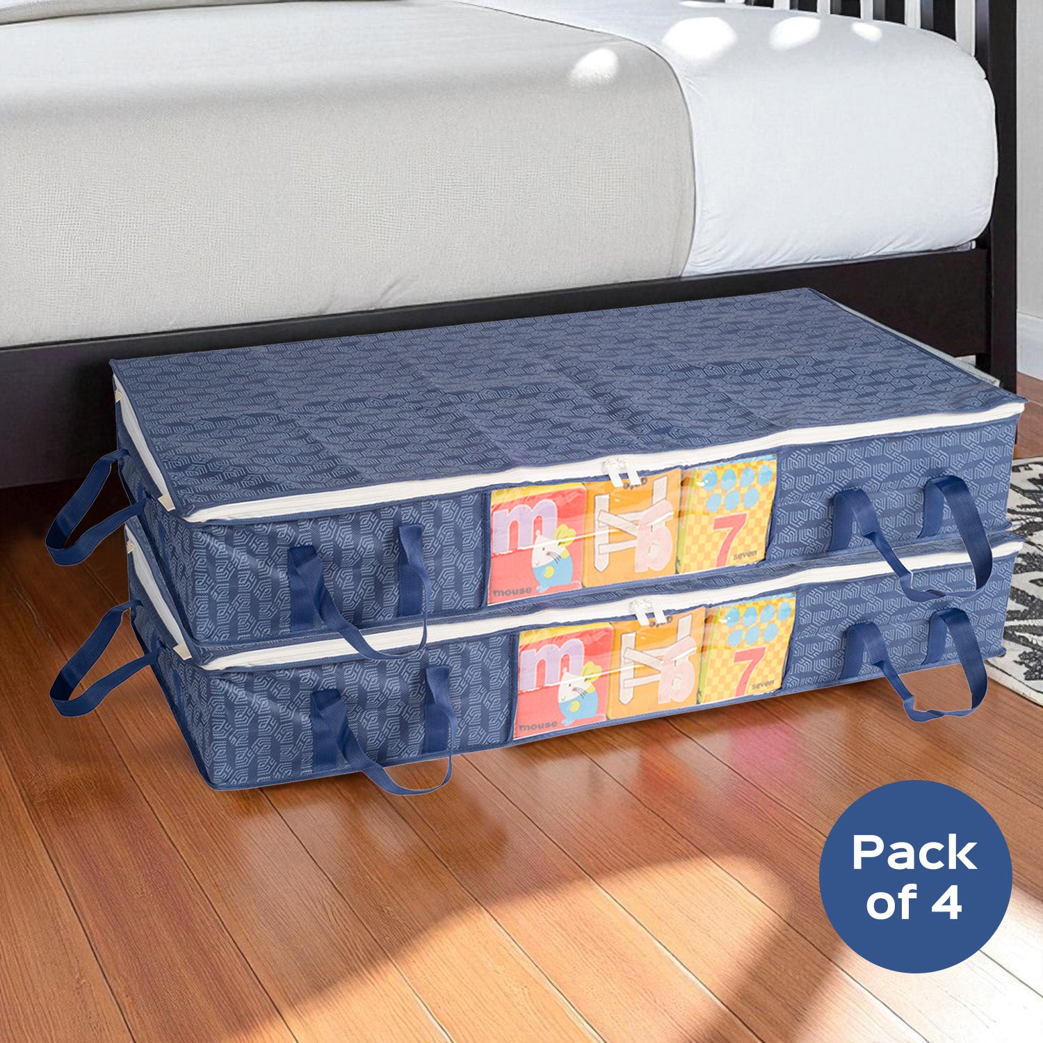 Underbed Organizer | Blanket, Pillow Storage Bag Set of 4