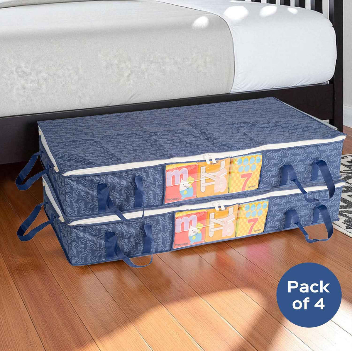 Underbed Organizer | Blanket, Pillow Storage Bag Set of 4