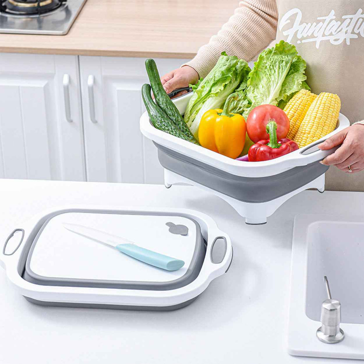 Chop n Store | 3 in 1 Kitchen Chopping Board