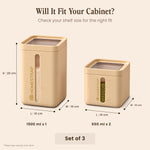 Stack Line – Airtight Canister Set of 3