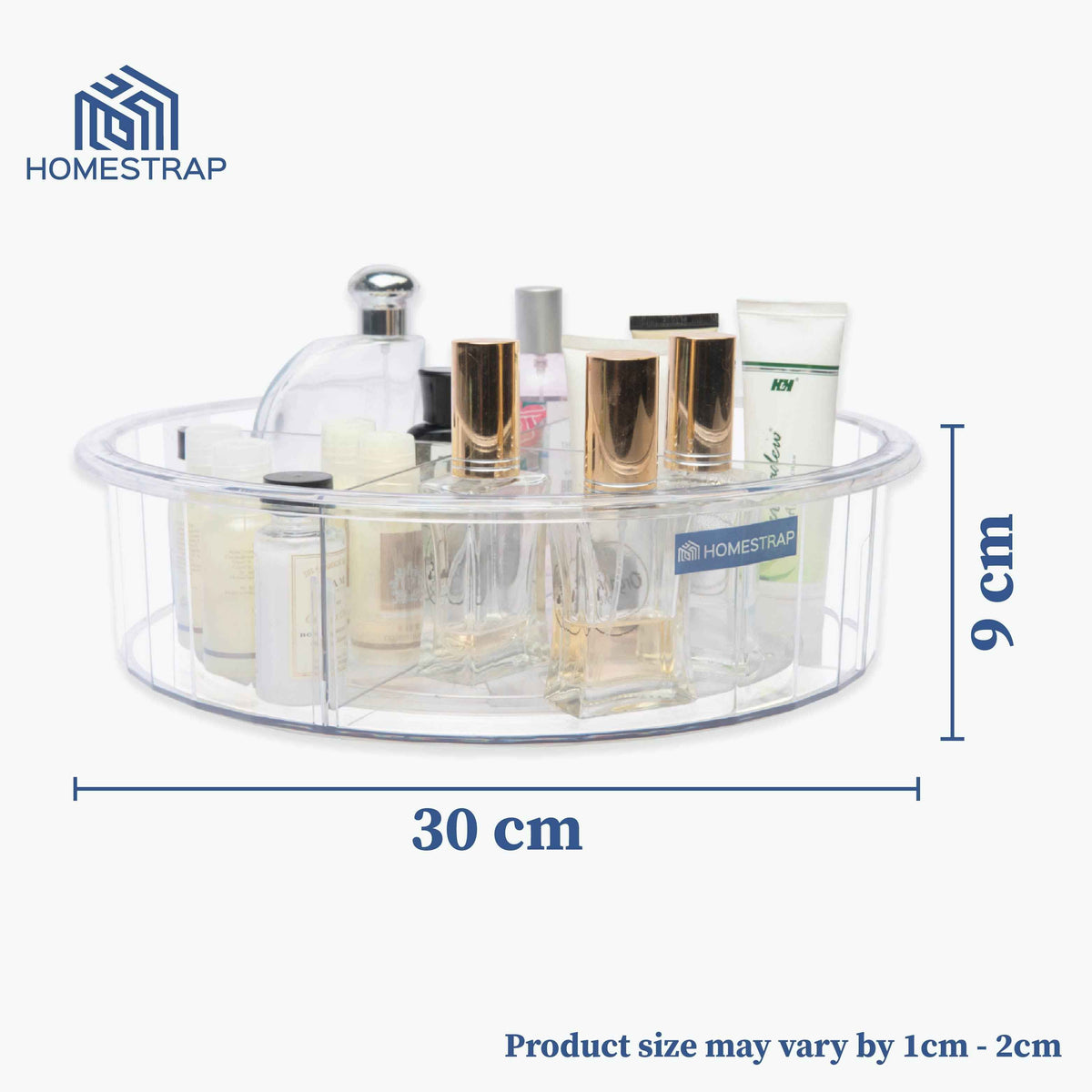 360° Multipurpose Rotating Organizer Tray with division| Lazy Susan