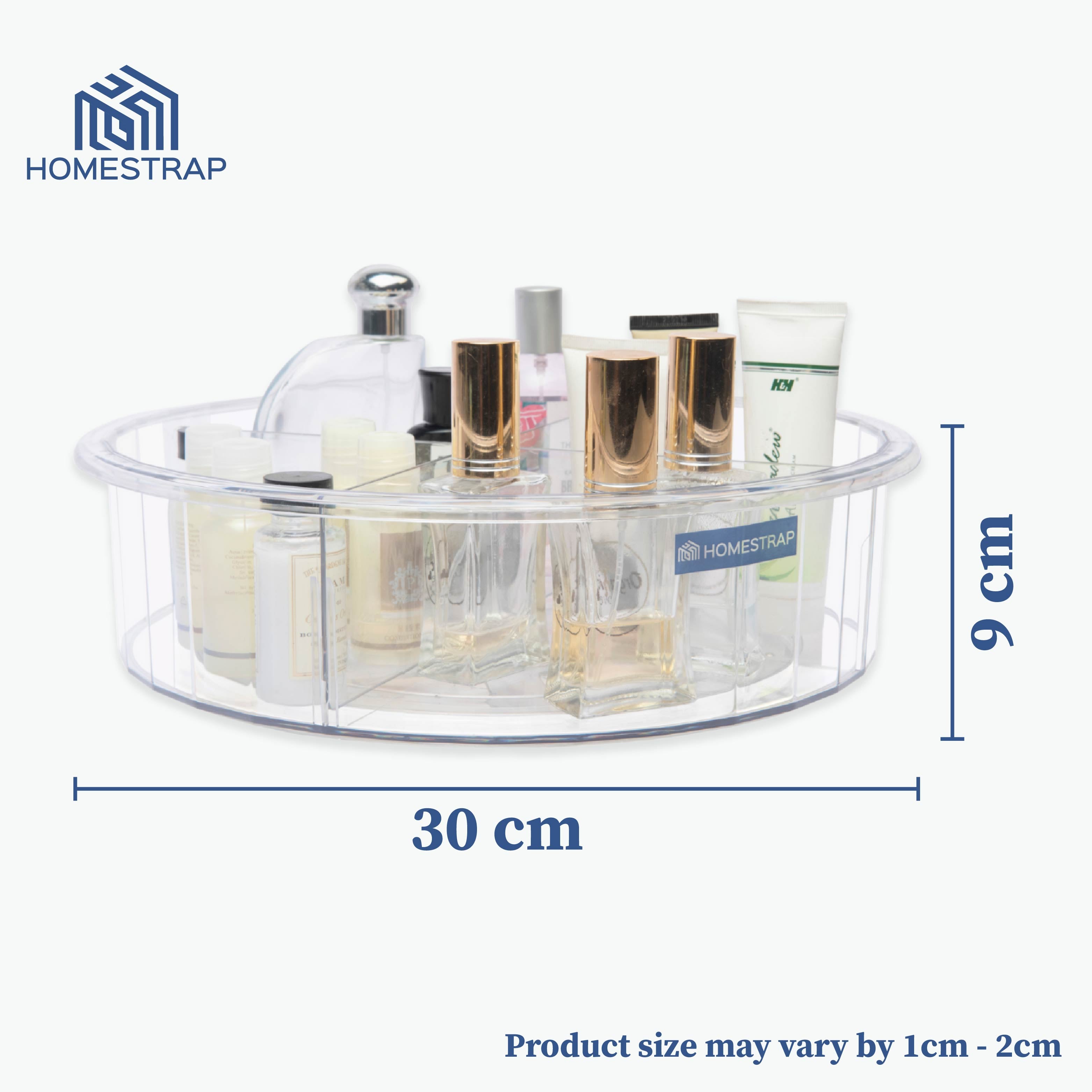 360° Multipurpose Rotating Organizer Tray with division| Lazy Susan