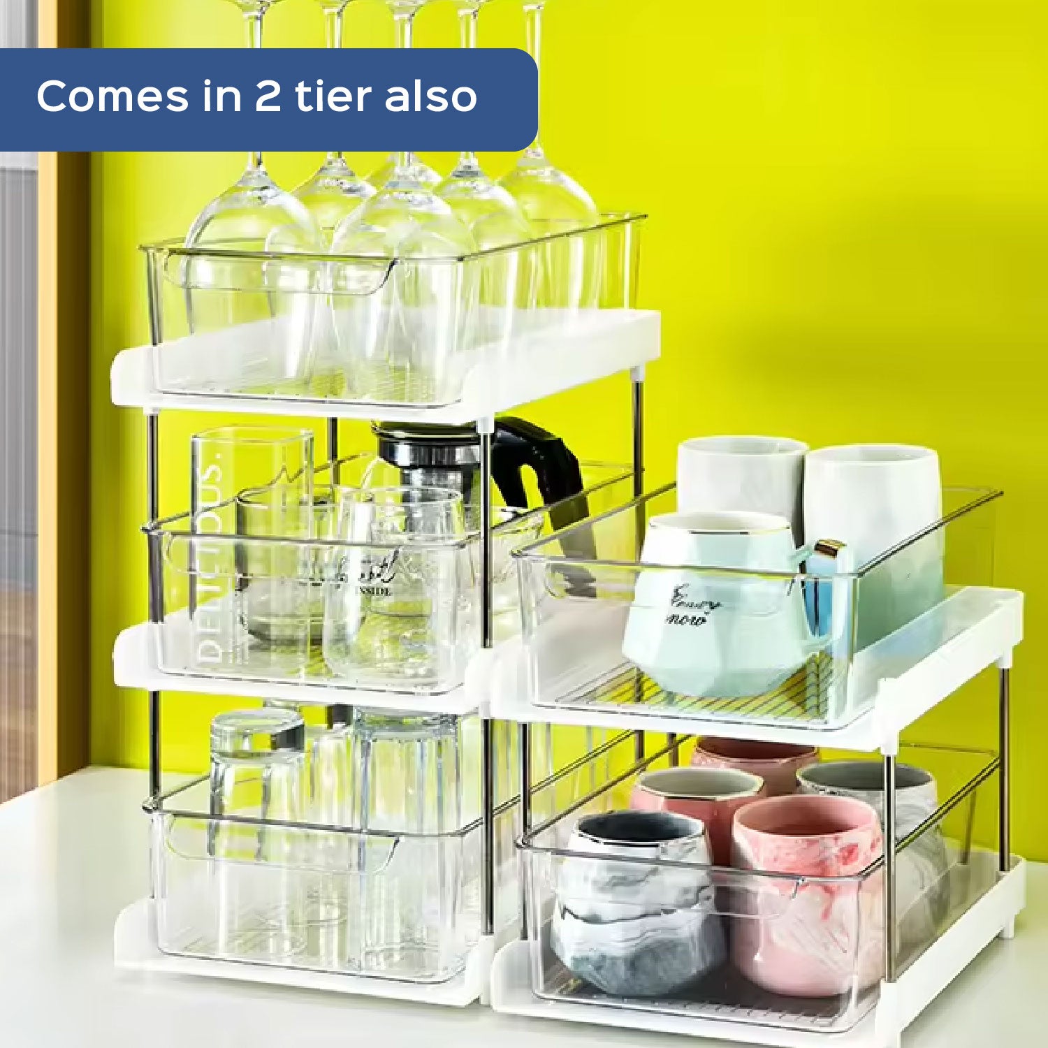 Trio Stack | 3 Tier Shelf Organizer
