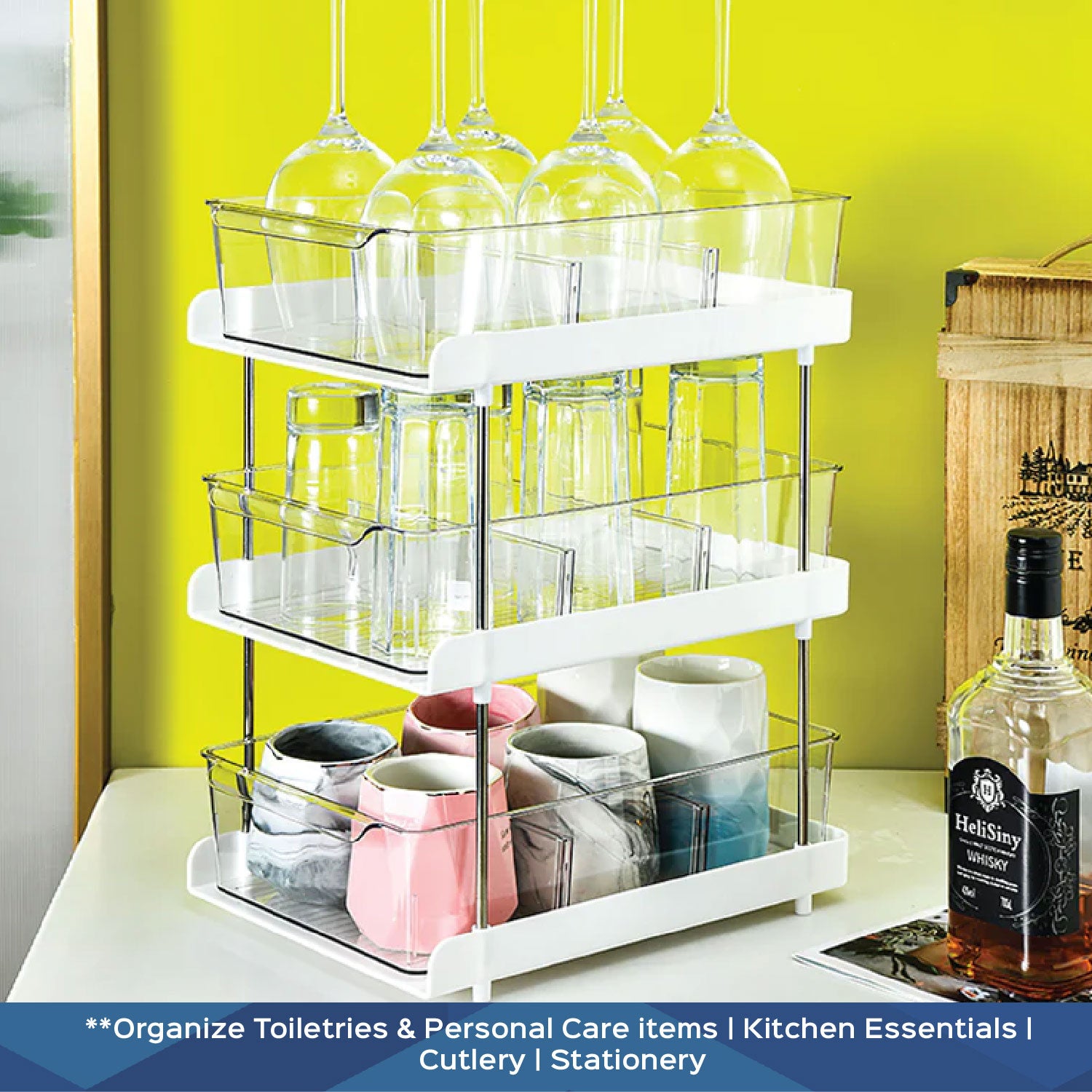 Trio Stack | 3 Tier Shelf Organizer