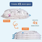 Vacuum Bag | Space Saver Compression Bags with Free Vacuum Pump - Homestrap