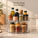 Twin Tier Spin – 2-Tier Rotating Organizer