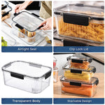 Multipurpose Airtight Food Storage Containers Set of 3 - Homestrap
