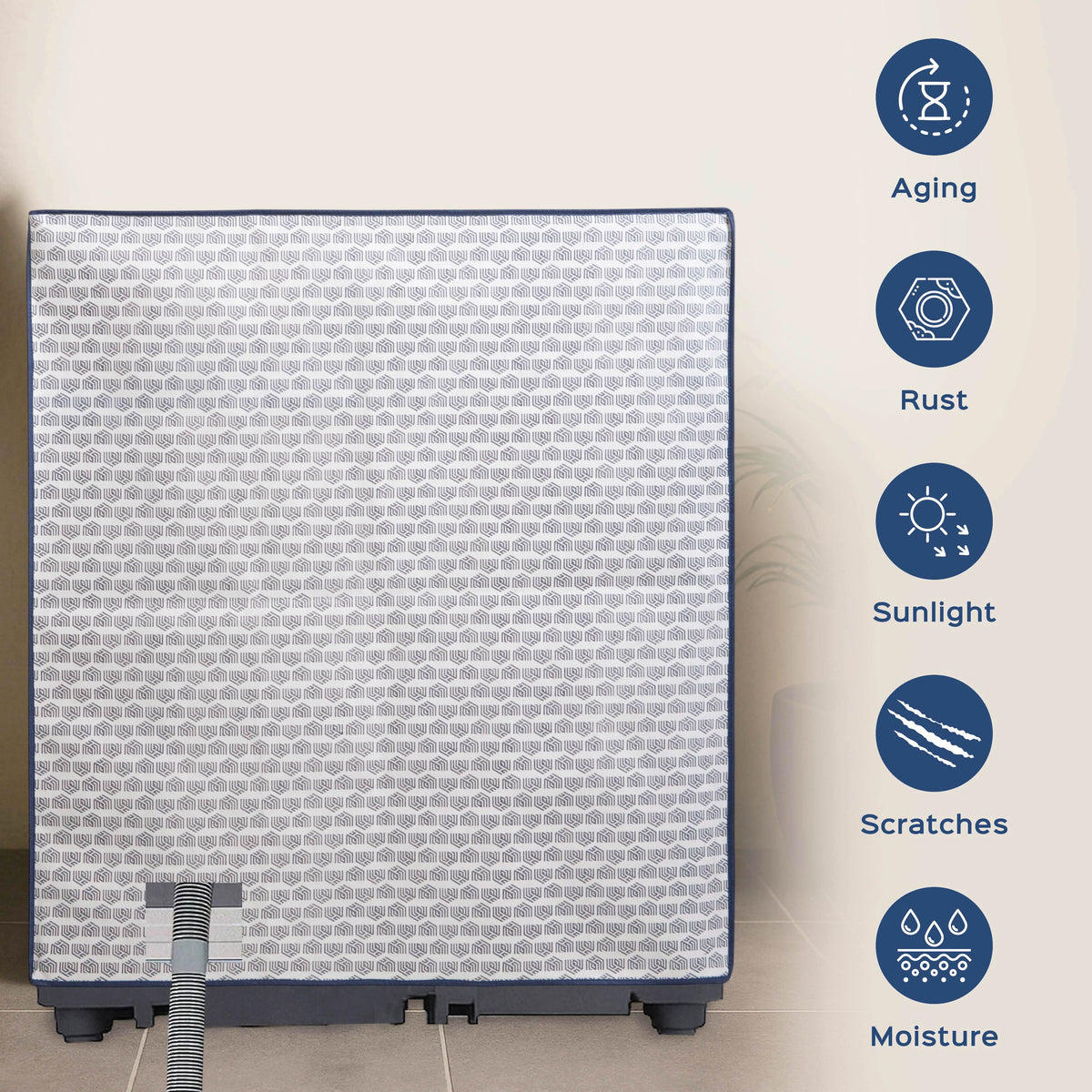 Semi Automatic Washing Machine Cover - Homestrap