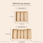 Expand & Sort – Expandable Drawer Organizer