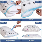 Vacuum Bag | Space Saver Compression Bags with Free Vacuum Pump - Homestrap