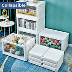 Rollin Stacker / Foldable Storage Box with Wheels (Large)