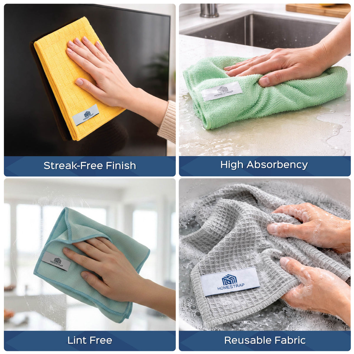 ProClean Microfiber Cloth Set of 2 - Homestrap