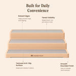 Step Sort – 3-Tier Shelf Organizer