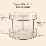 Twin Tier Spin – 2-Tier Rotating Organizer