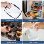 Multipurpose Airtight Food Storage Containers Set of 3 - Homestrap