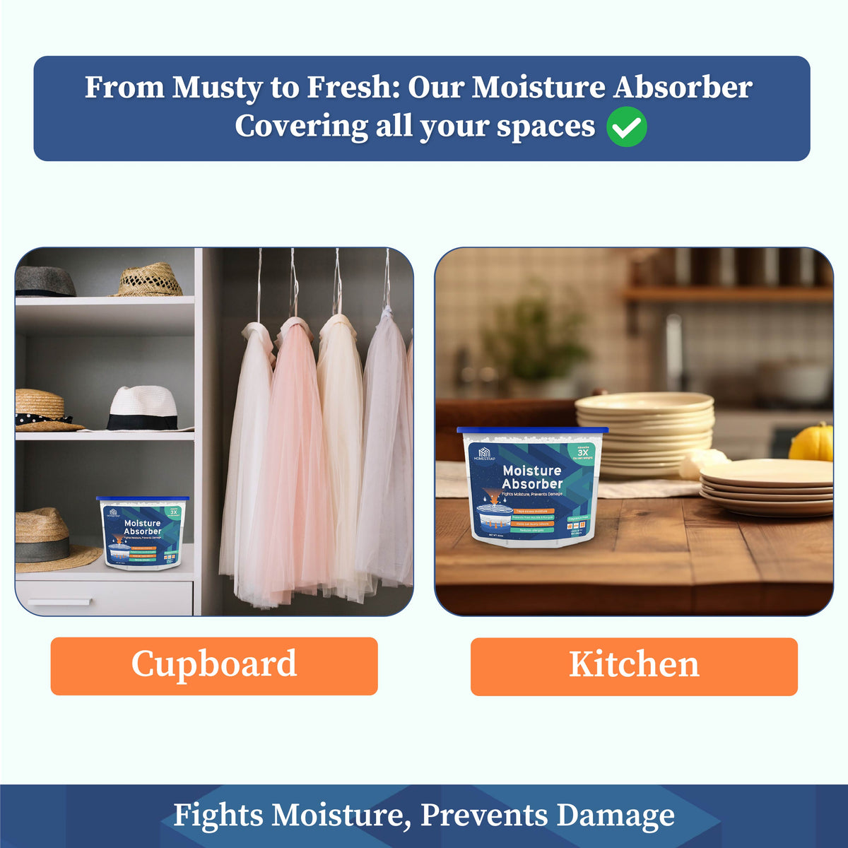 Moisture Absorber Box 300 Grams - Homestrap