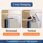 Space-Saver 5-in-1 Hanger | Multi-Layer Foldable Hanger