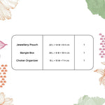Gulmohar Accessories & Jewellery Organizers – 3 Piece - Homestrap