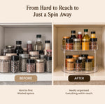 Twin Tier Spin – 2-Tier Rotating Organizer