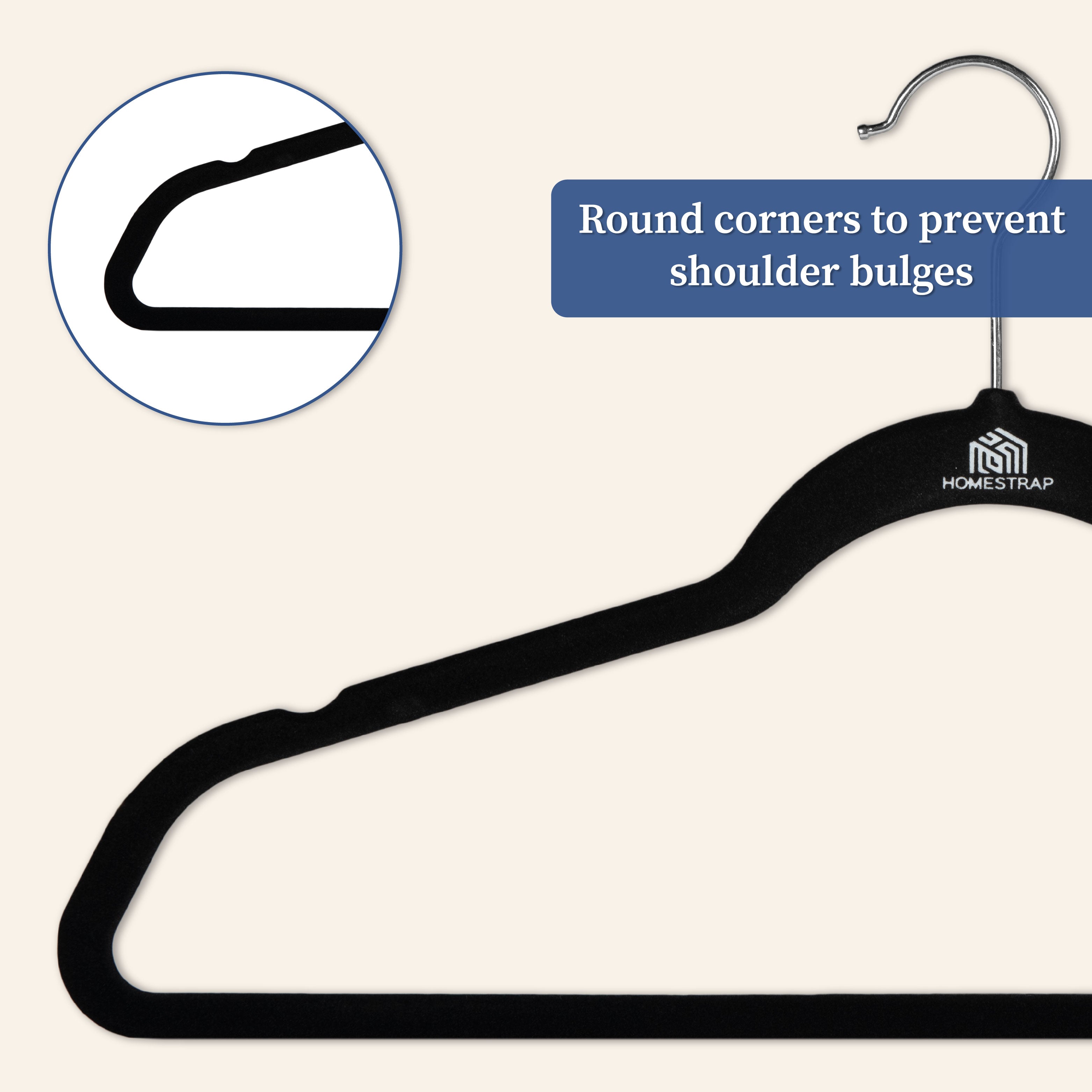 Velvet Anti-Slip Hanger | Ultra Thin Velvet Hanger