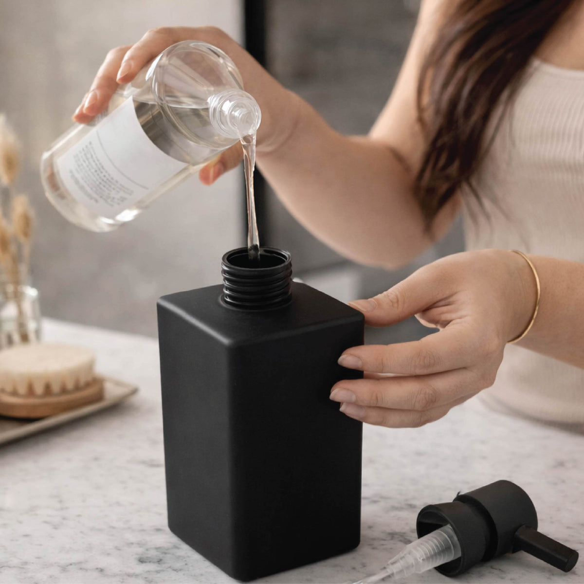 Matte Liquid Soap Dispenser & Multipurpose Tumbler Set - Homestrap