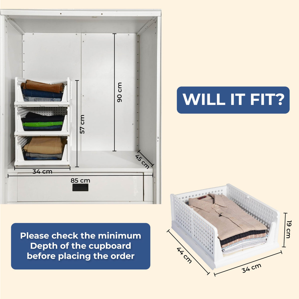 Stack it up | Clothes Organizer - Homestrap