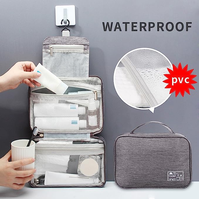 Bathroom Buddy | Hanging Cosmetic Toiletry Organizer Bag