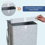 50 Ltrs Laundry Basket | Storage Bag with Attached Lid and Handles
