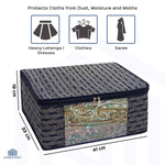 3 Layered Cotton Quilted Saree Cover - Homestrap
