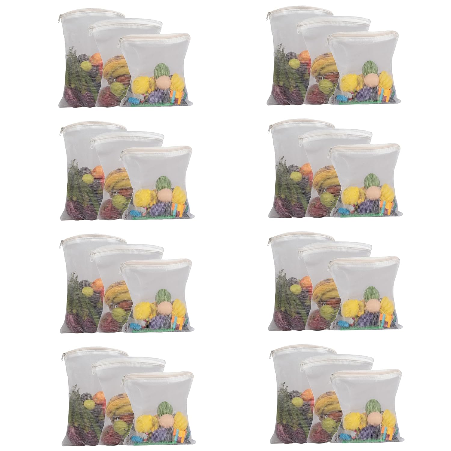 Fridge Vegetable Storage Bag with Zipper