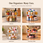 Twin Tier Spin – 2-Tier Rotating Organizer