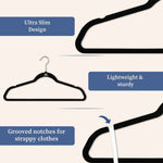 Velvet Anti-Slip Hanger | Ultra Thin Velvet Hanger