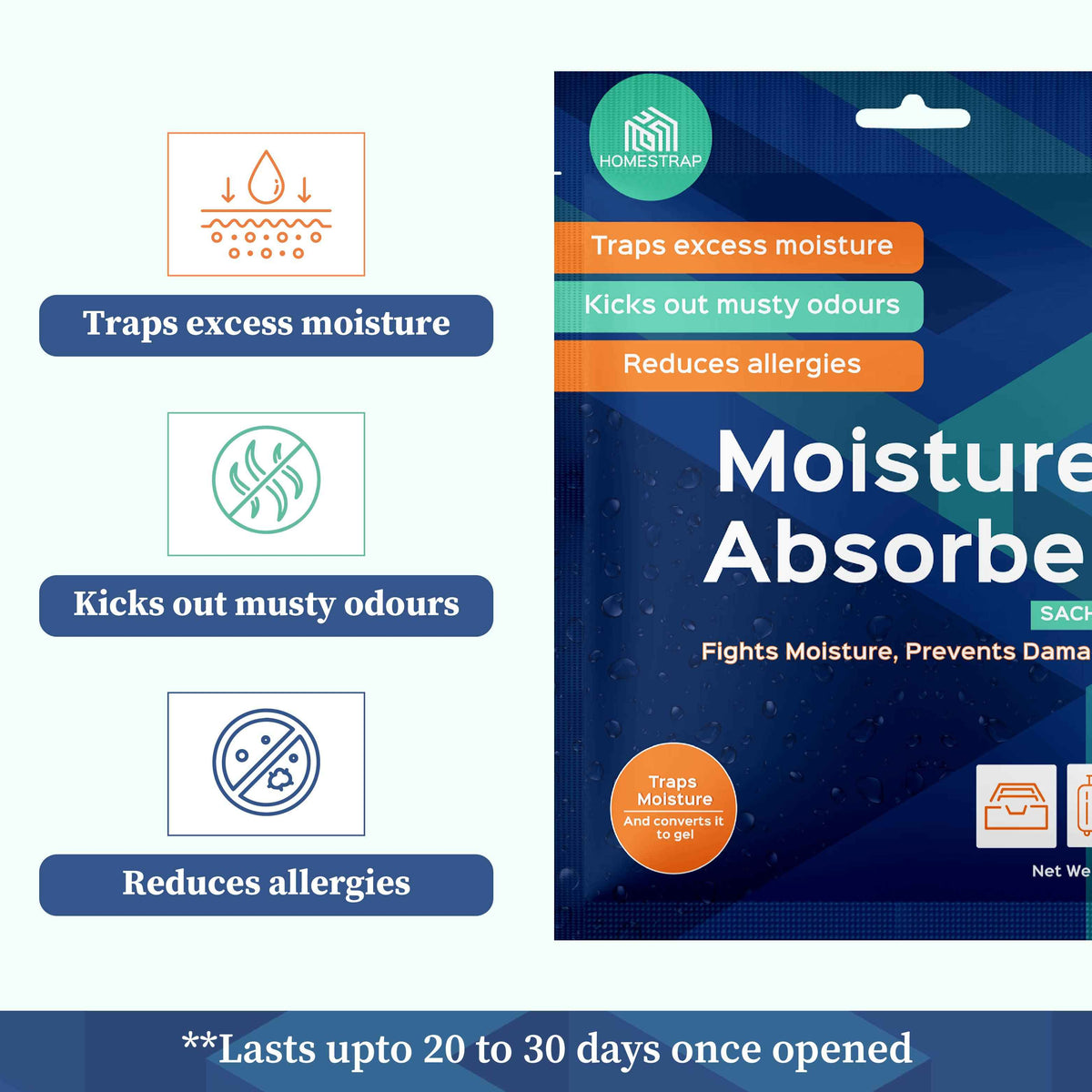 Moisture Absorber Sachet 100 Grams