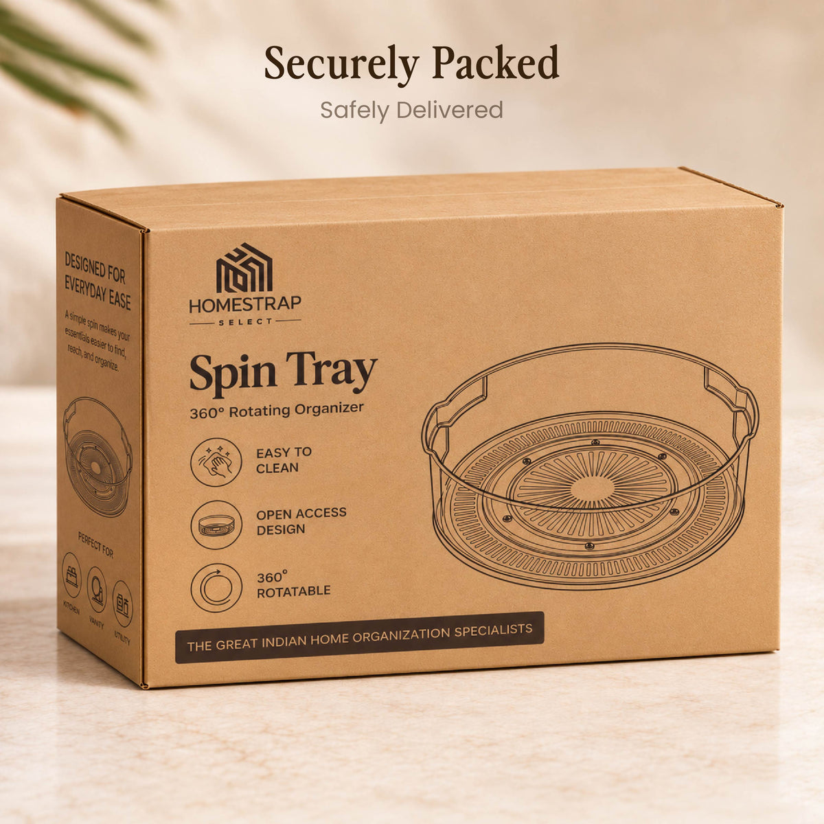 Spin Tray – 360° Rotating Storage Organizer