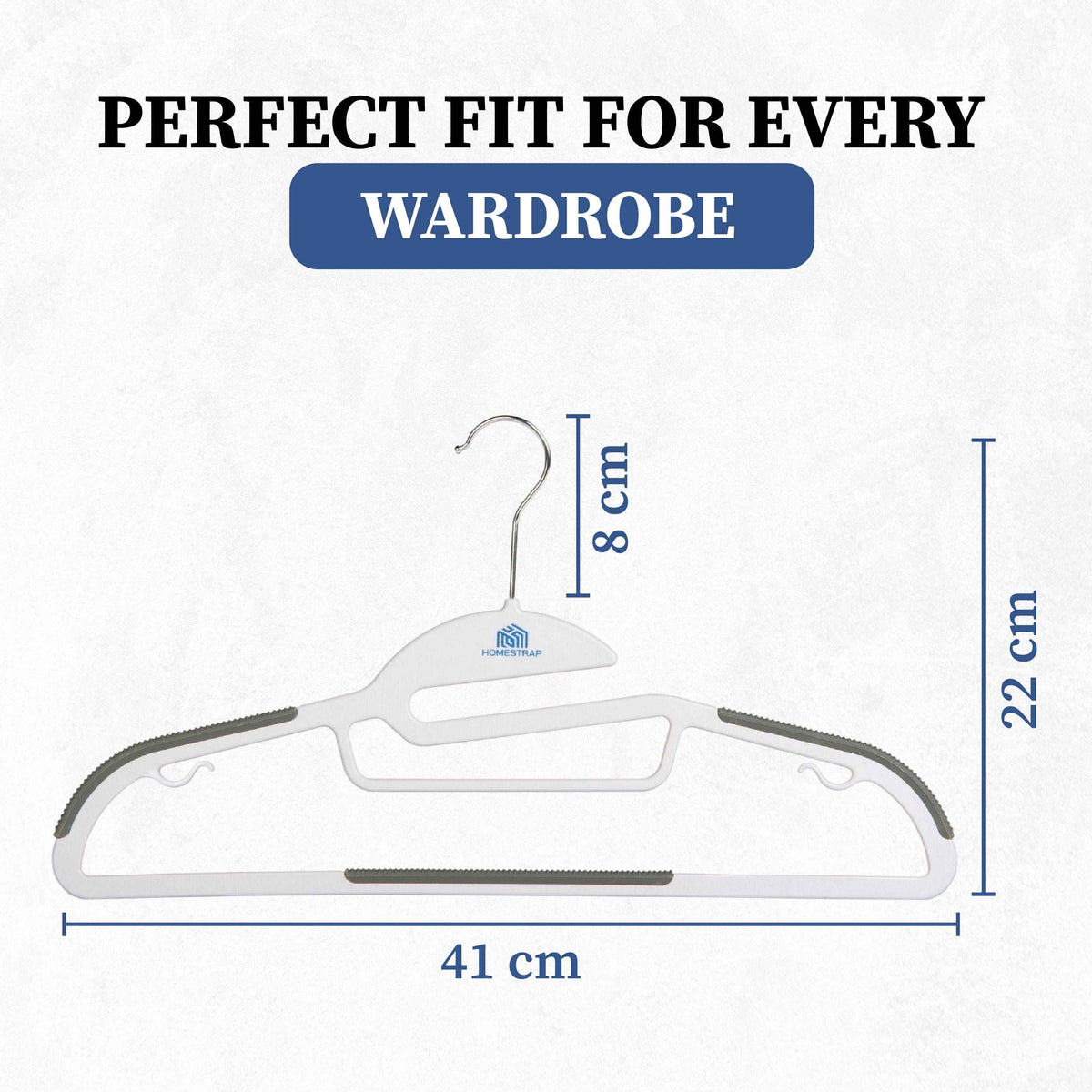 Anti-Slip S-Shaped Plastic Hanger
