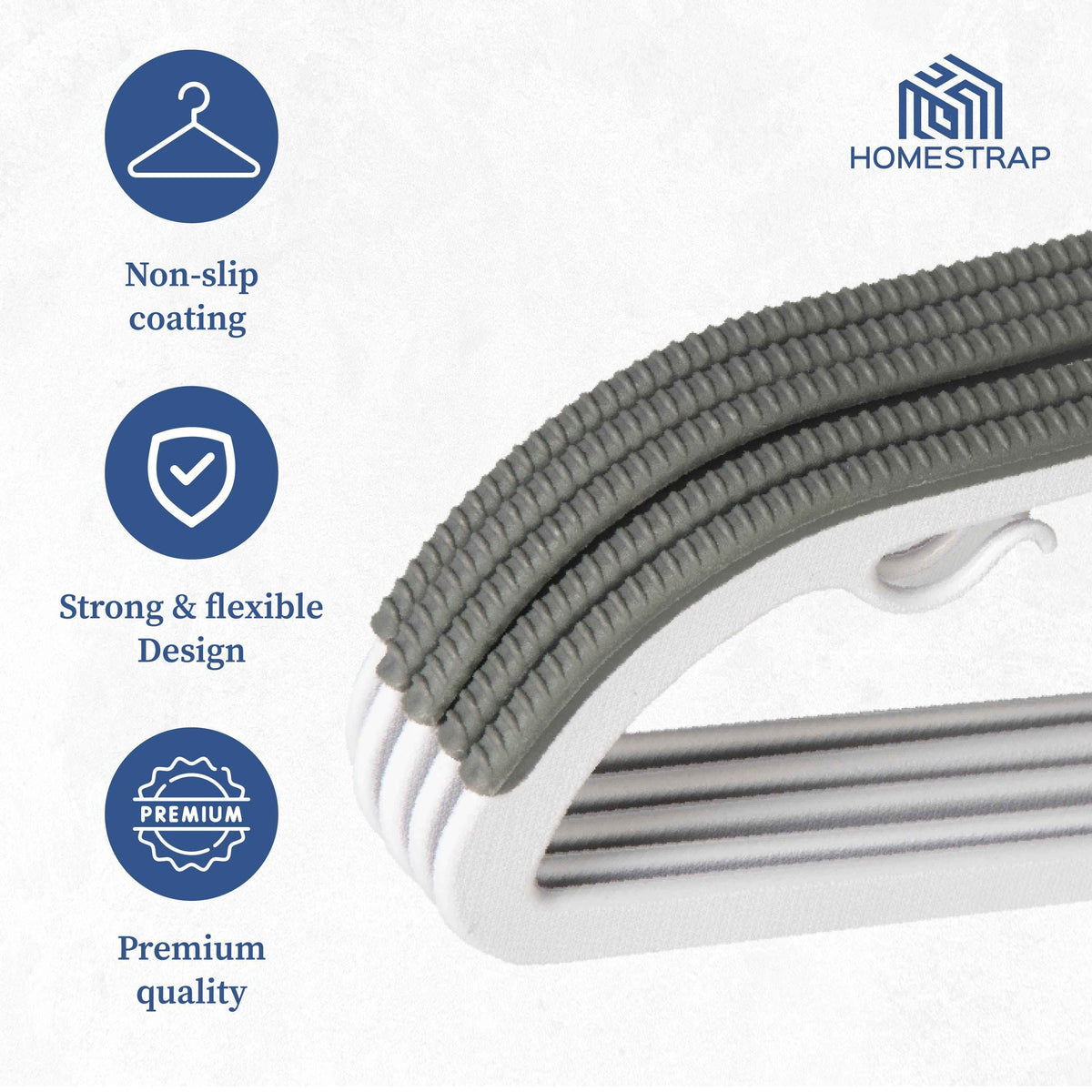 Anti-Slip S-Shaped Plastic Hanger