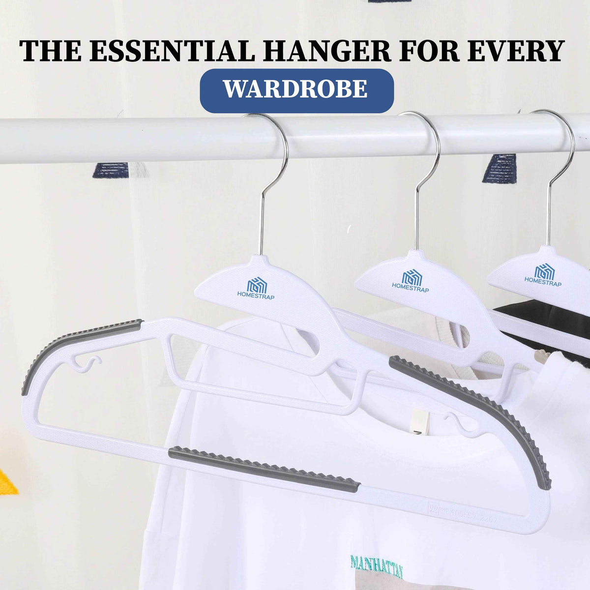 Anti-Slip S-Shaped Plastic Hanger