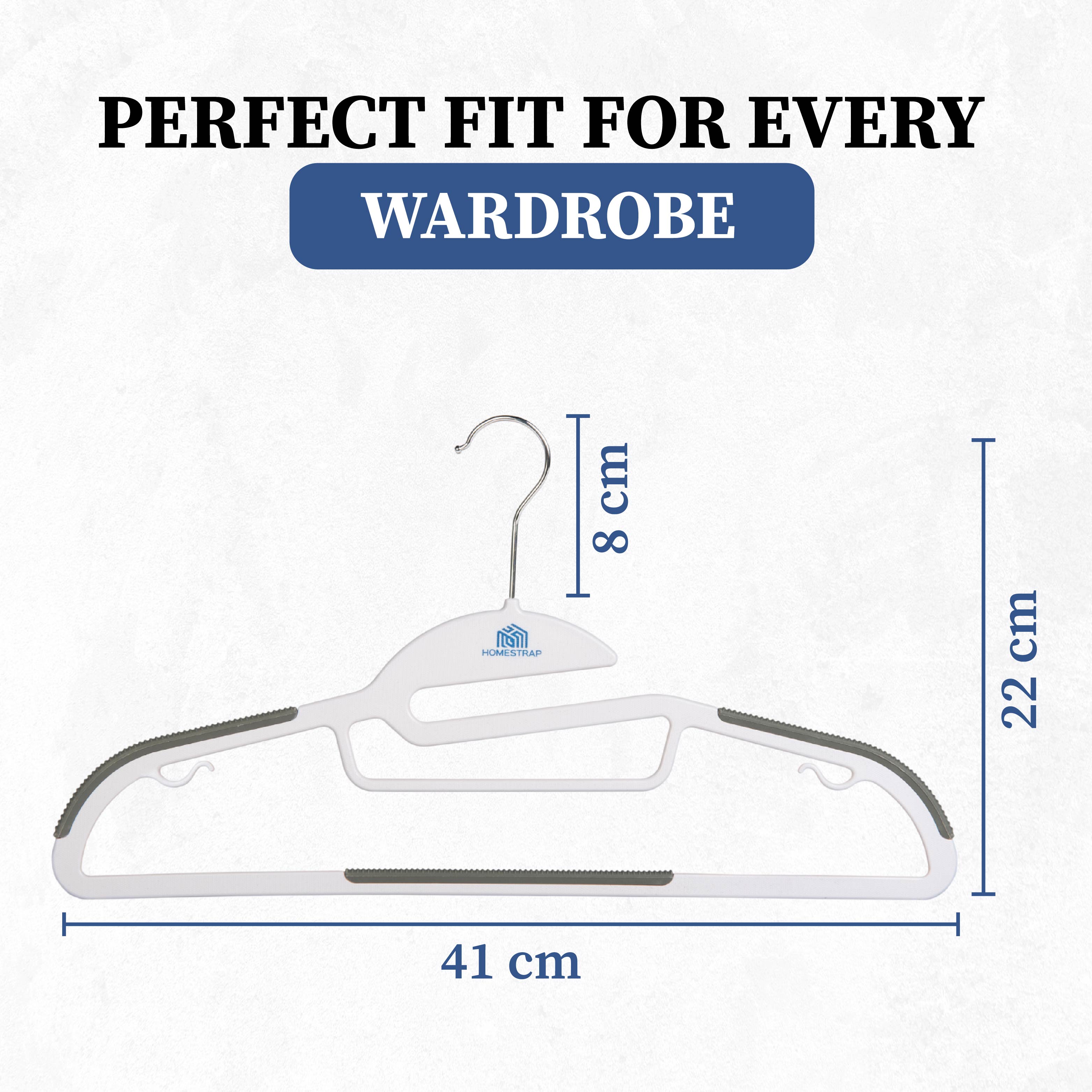 Anti-Slip S-Shaped Plastic Hanger