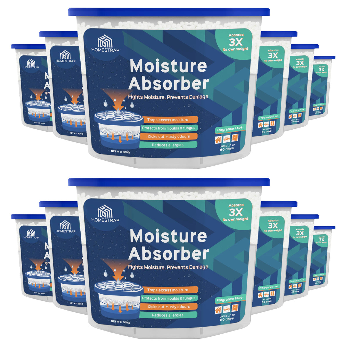 Moisture Absorber Box 300 Grams - Homestrap