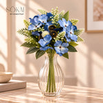 Blue Meadow Mixed Artificial Flower Bunch