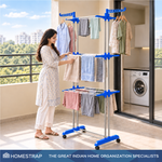 3 Tier Stainless Steel Cloth Drying Rack