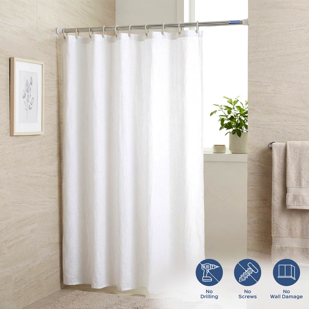 Extendable Curtain Rod - Homestrap