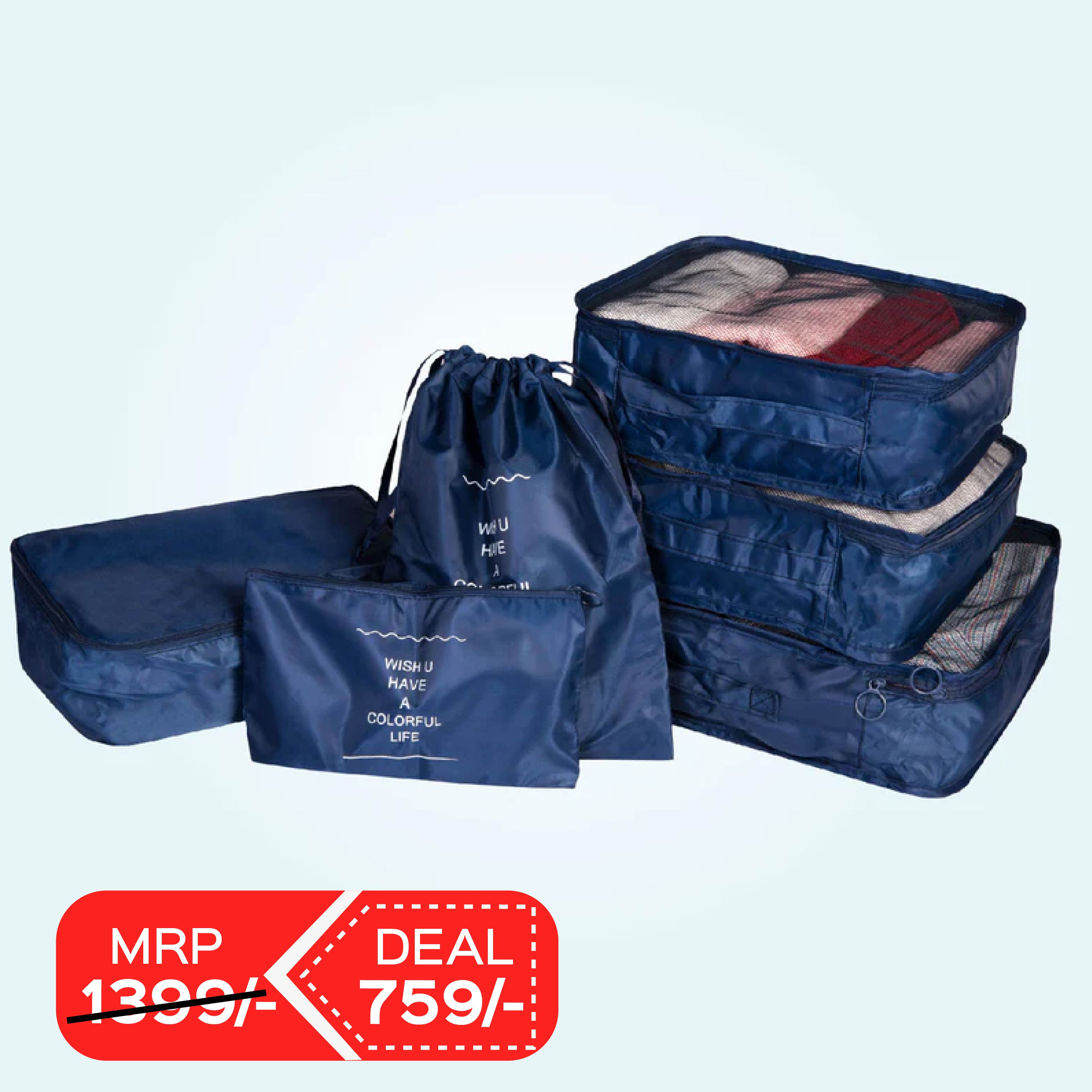 Travel Tetris | 6 Pieces Travel Organizer