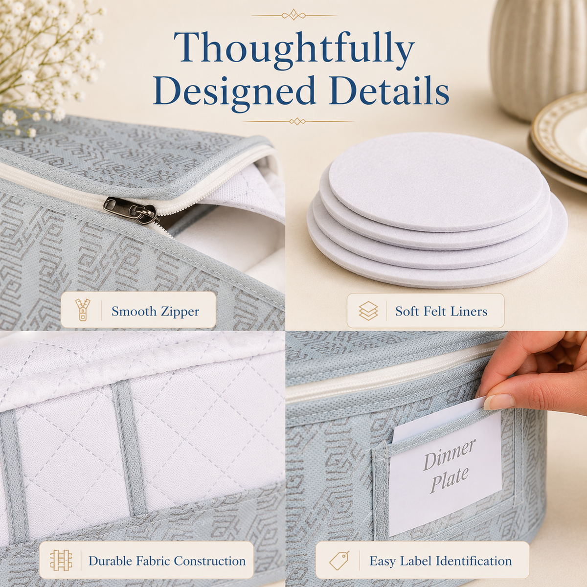 Dinnerware Storage Organizer Set - Homestrap