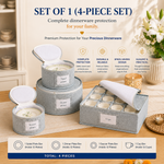 Dinnerware Storage Organizer Set